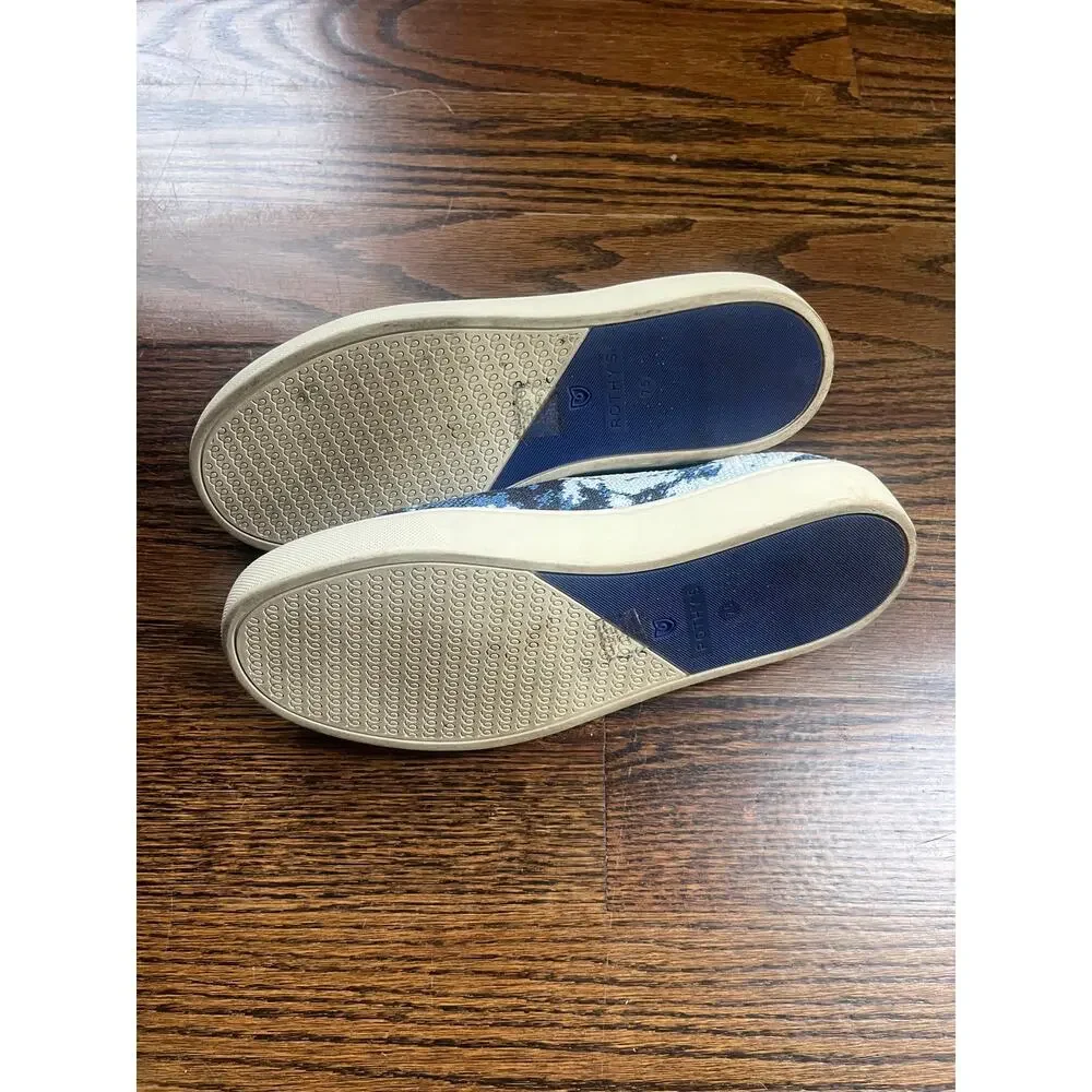 Rothy’s x The Butcher's Daughter Shibori Sneakers Limited Edition Women's Sz 7.5